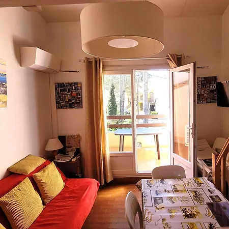 T2 Mezzanine Climatise Avec Piscine Et Parking Au Cap D'agde - Fr-1-607-104 Διαμέρισμα